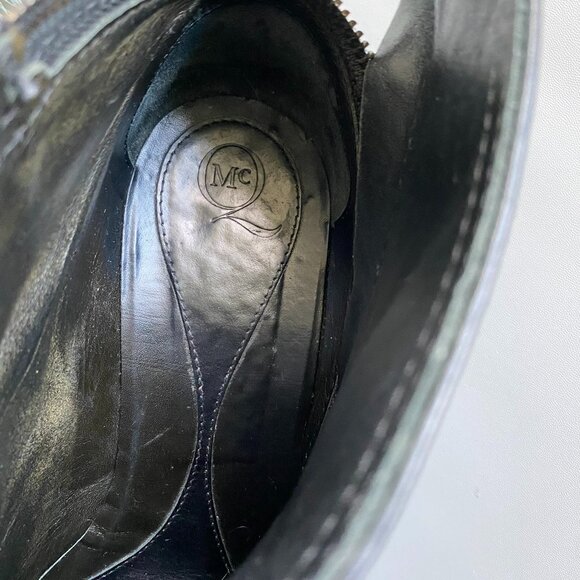 Alexander McQueen Women's Leather Ankle Boots Sz 10 - Picture 9 of 16